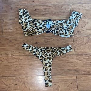 Cheetah 🐆 print little bikini